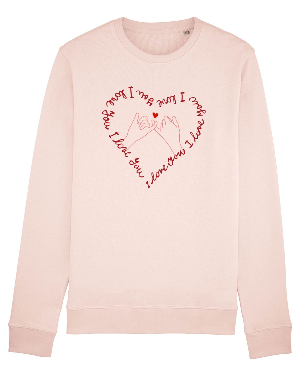 Bluză mânecă lungă Unisex Rise Candy Pink