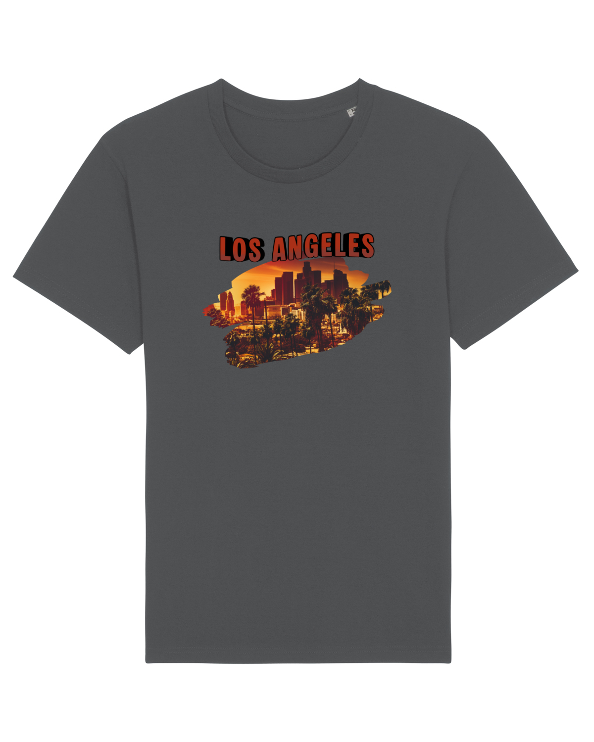 Tricou mânecă scurtă Unisex Rocker Anthracite