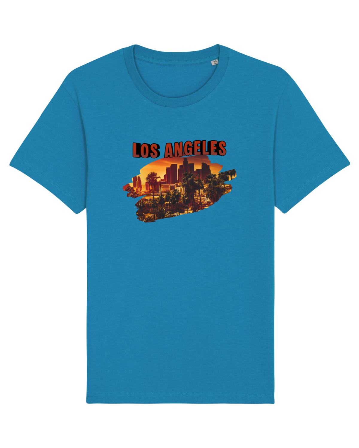 Tricou mânecă scurtă Unisex Rocker Azur