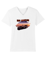 Los Angeles  Tricou mânecă scurtă guler V Bărbat Presenter