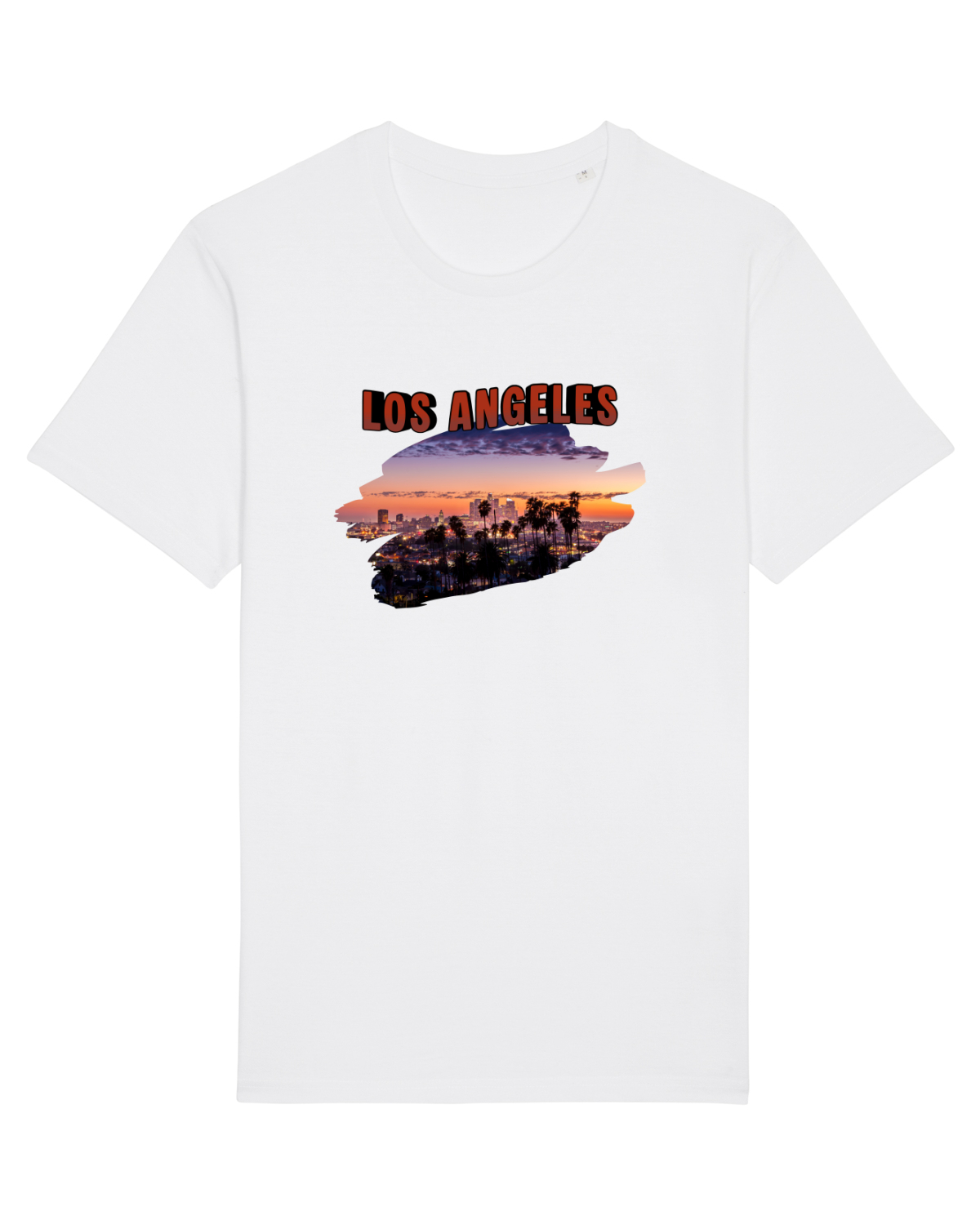 Tricou mânecă scurtă Unisex Rocker White