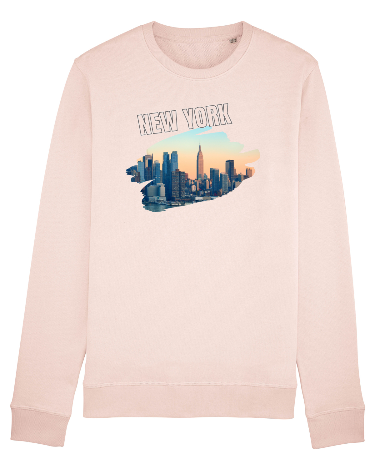 Bluză mânecă lungă Unisex Rise Candy Pink