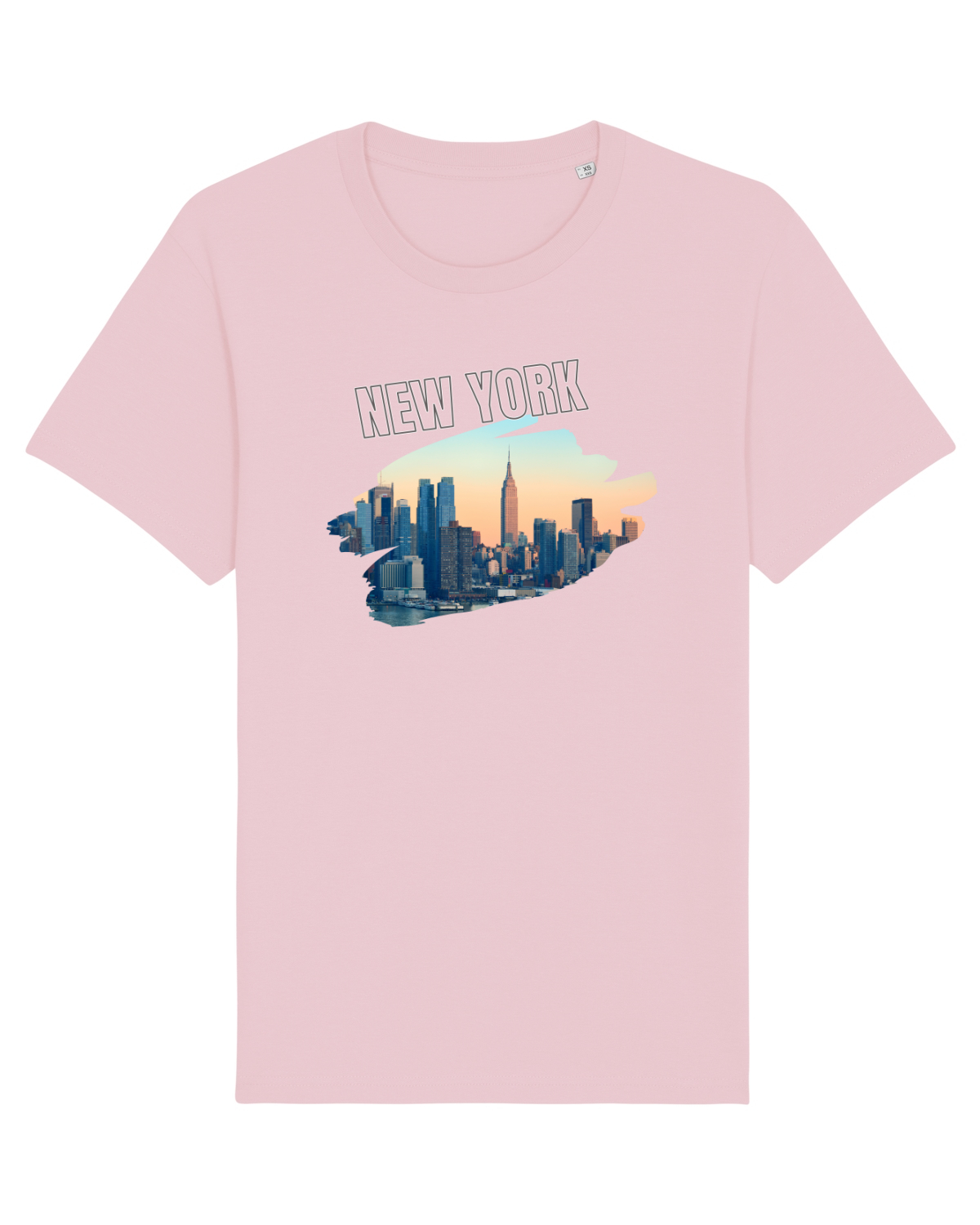 Tricou mânecă scurtă Unisex Rocker Cotton Pink