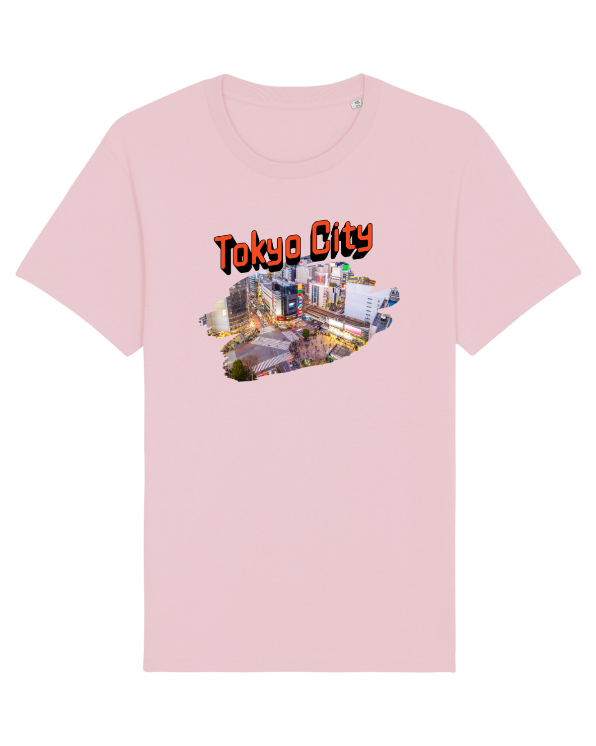 Tricou mânecă scurtă Unisex Rocker Cotton Pink
