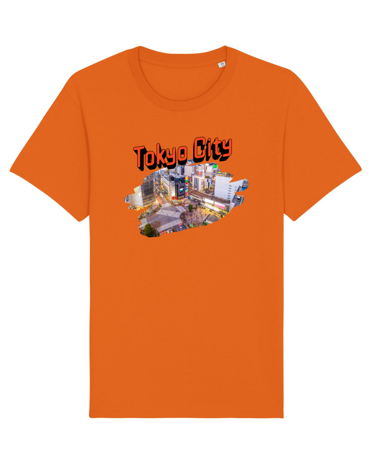Tricou mânecă scurtă Unisex Rocker Bright Orange