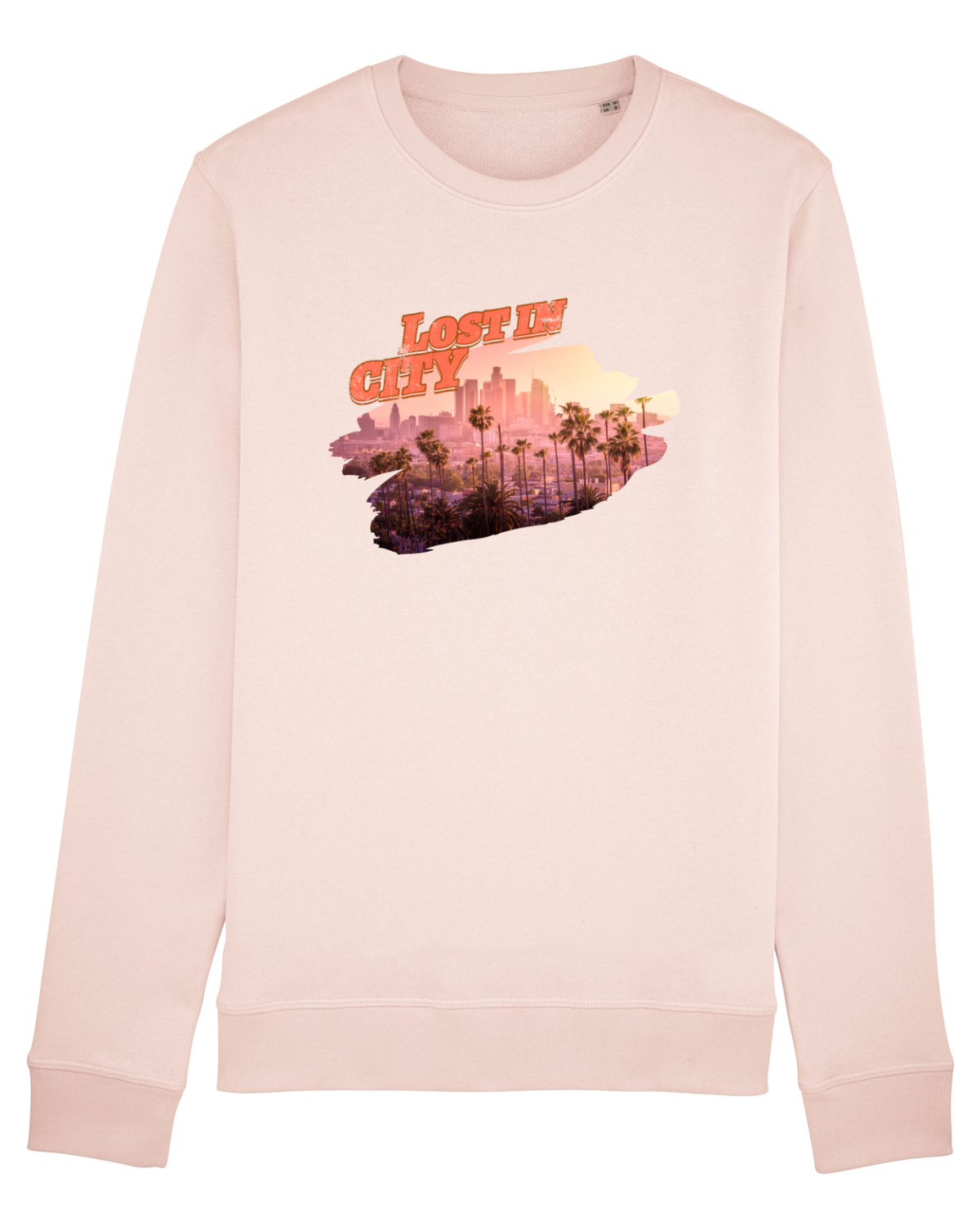 Bluză mânecă lungă Unisex Rise Candy Pink