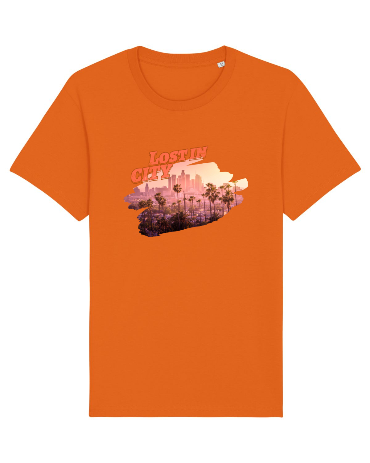 Tricou mânecă scurtă Unisex Rocker Bright Orange