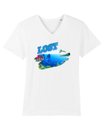 Lost  Tricou mânecă scurtă guler V Bărbat Presenter