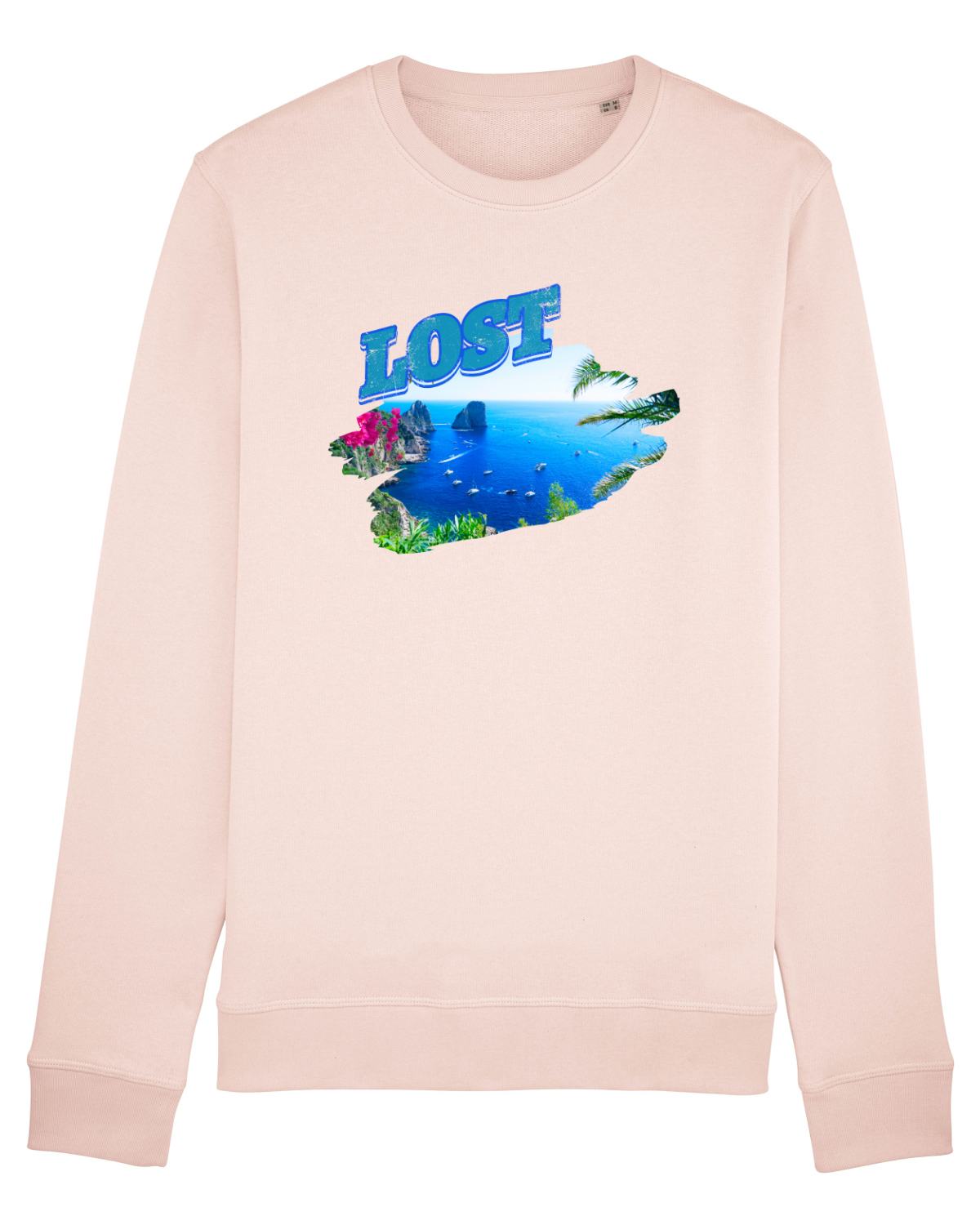 Bluză mânecă lungă Unisex Rise Candy Pink