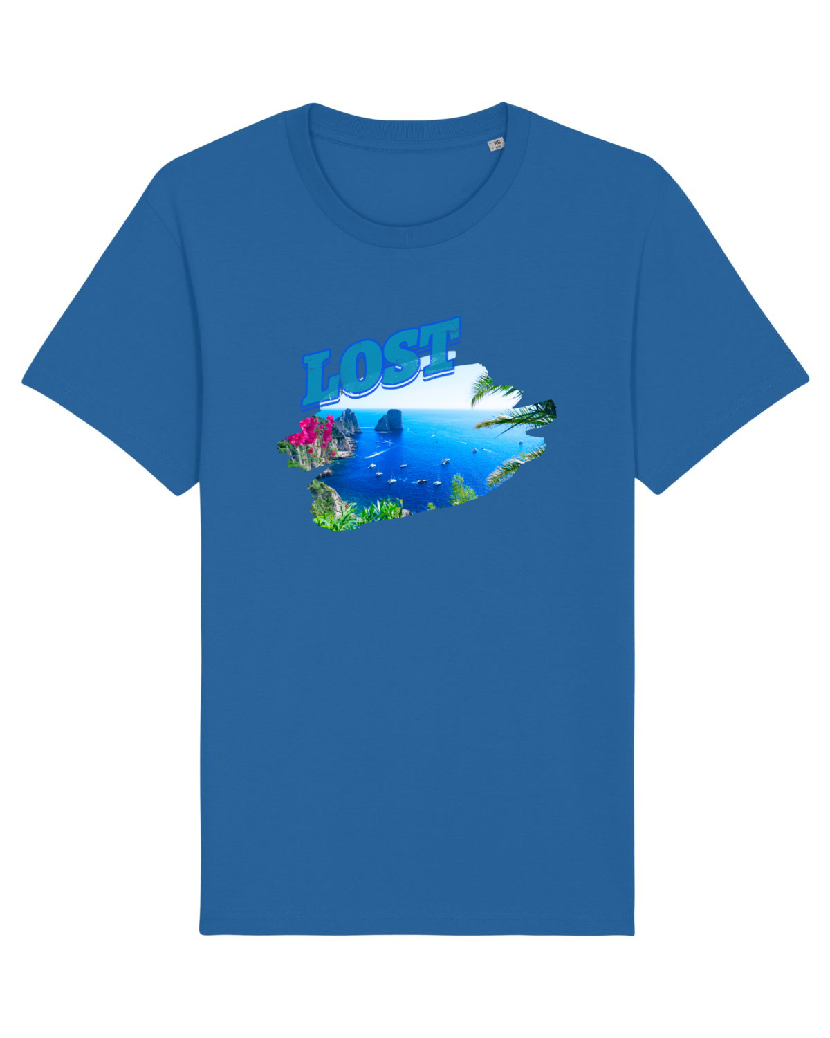 Tricou mânecă scurtă Unisex Rocker Royal Blue