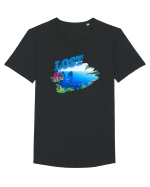 Lost  Tricou mânecă scurtă guler larg Bărbat Skater