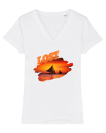 Lost  Tricou mânecă scurtă guler V Damă Evoker