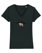 Take IT easy  Tricou mânecă scurtă guler V Damă Evoker