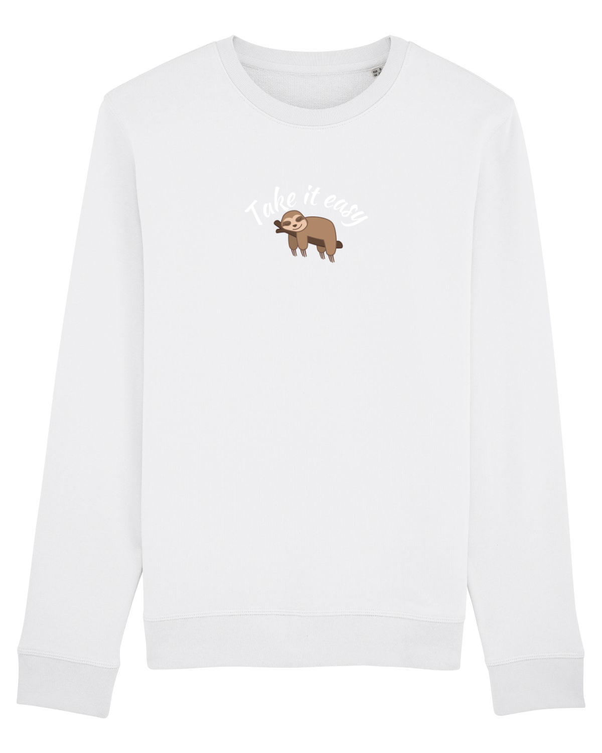 Bluză mânecă lungă Unisex Rise White
