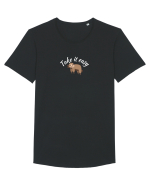 Take it easy  Tricou mânecă scurtă guler larg Bărbat Skater