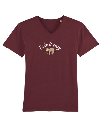 Take it easy  Burgundy