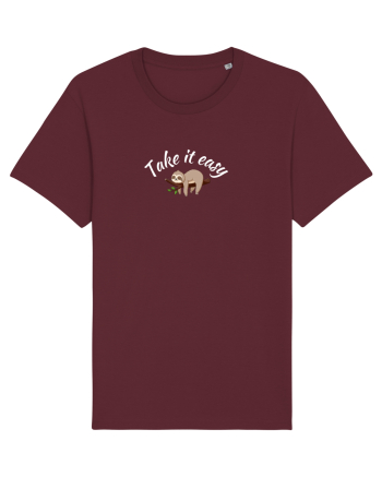 Take it easy  Burgundy