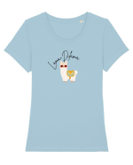 Lama-Dilama  Tricou mânecă scurtă guler larg fitted Damă Expresser