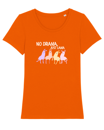 No drama,just lama  Bright Orange
