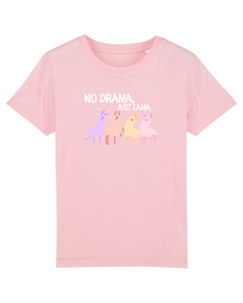 No drama,just lama  Cotton Pink
