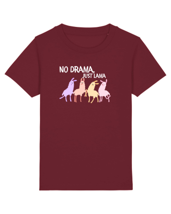 No drama,just lama  Burgundy