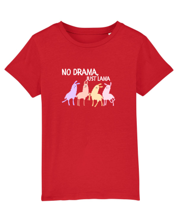 No drama,just lama  Red