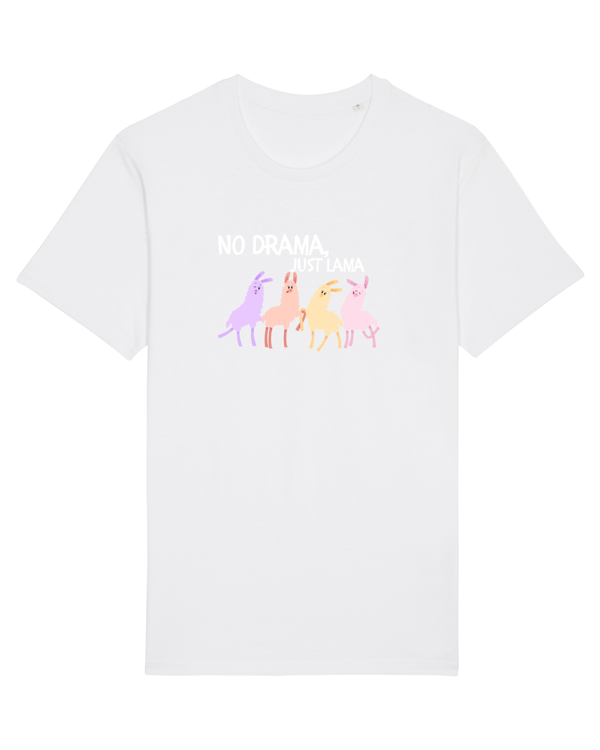 Tricou mânecă scurtă Unisex Rocker White