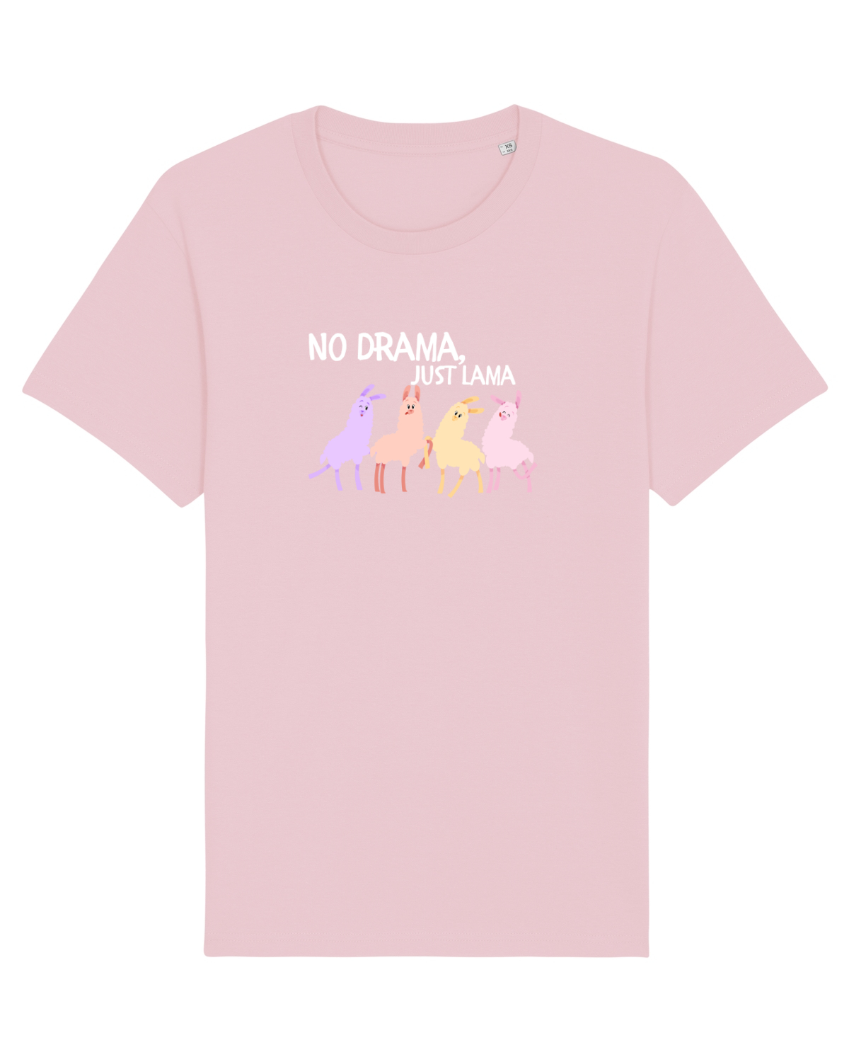 Tricou mânecă scurtă Unisex Rocker Cotton Pink