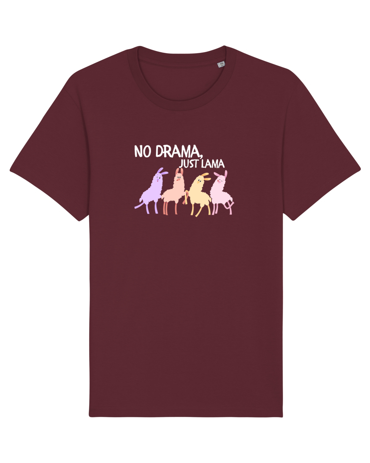 Tricou mânecă scurtă Unisex Rocker Burgundy