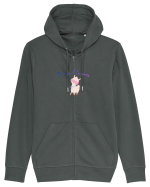 Too cool to care  Hanorac cu fermoar Unisex Connector