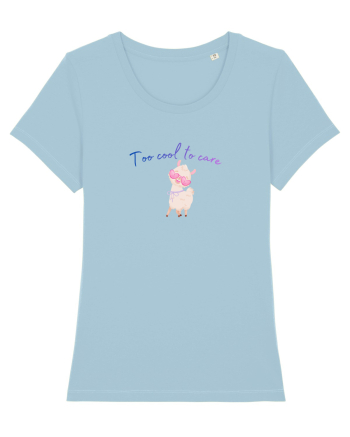 Too cool to care  Sky Blue