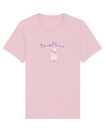 Too cool to care  Cotton Pink