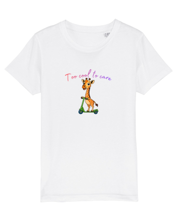 Too cool to care  White