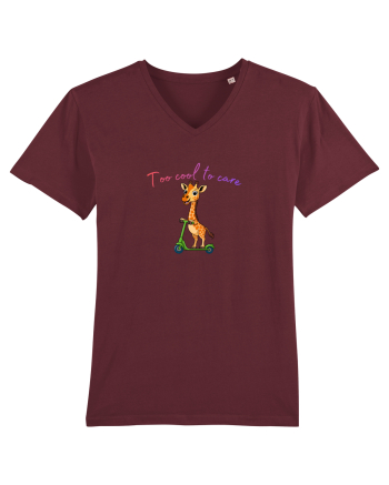 Too cool to care  Burgundy