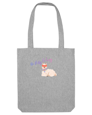 Be fluffy,be happy  Heather Grey