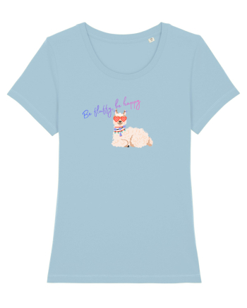 Be fluffy,be happy  Sky Blue