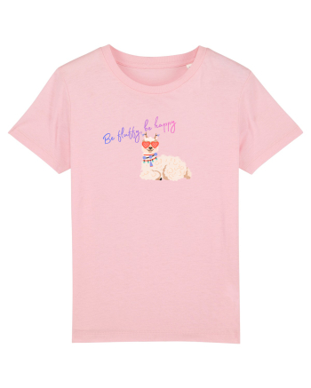 Be fluffy,be happy  Cotton Pink