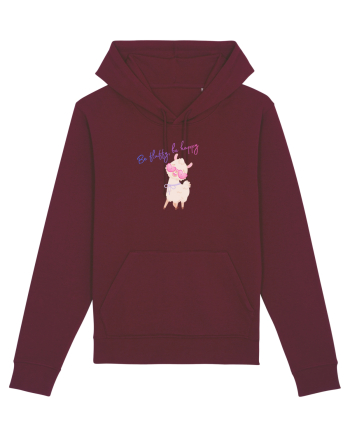 Be fluffy,be happy  Burgundy