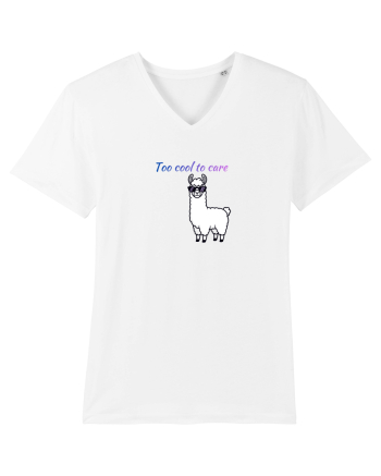 Too cool to care  White