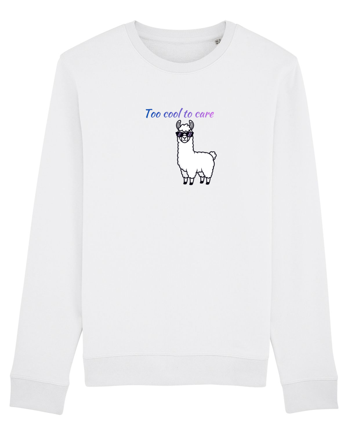 Bluză mânecă lungă Unisex Rise White