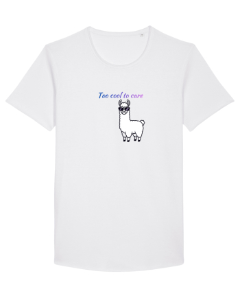Too cool to care  White