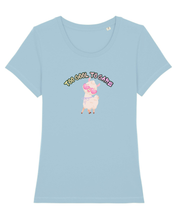Too cool to care  Sky Blue