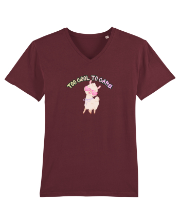 Too cool to care  Burgundy