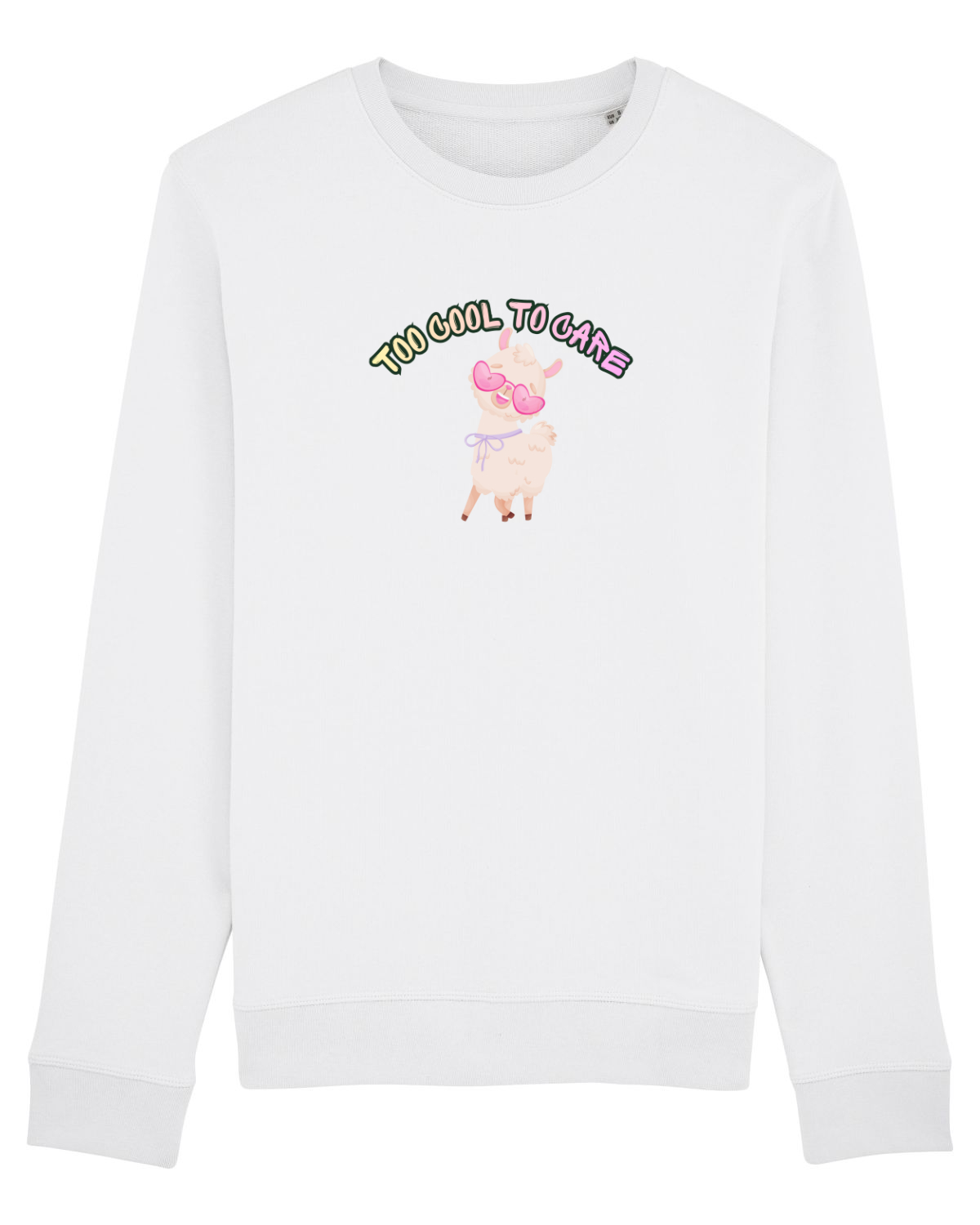 Bluză mânecă lungă Unisex Rise White