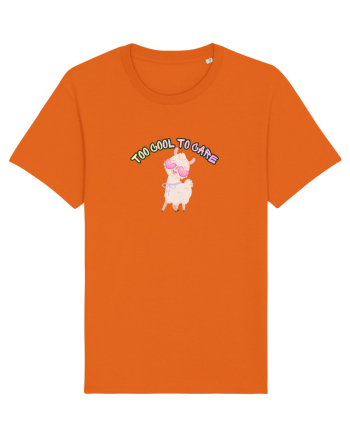 Too cool to care  Bright Orange