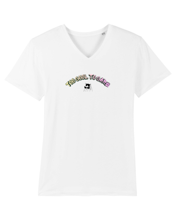 Too cool to care  White