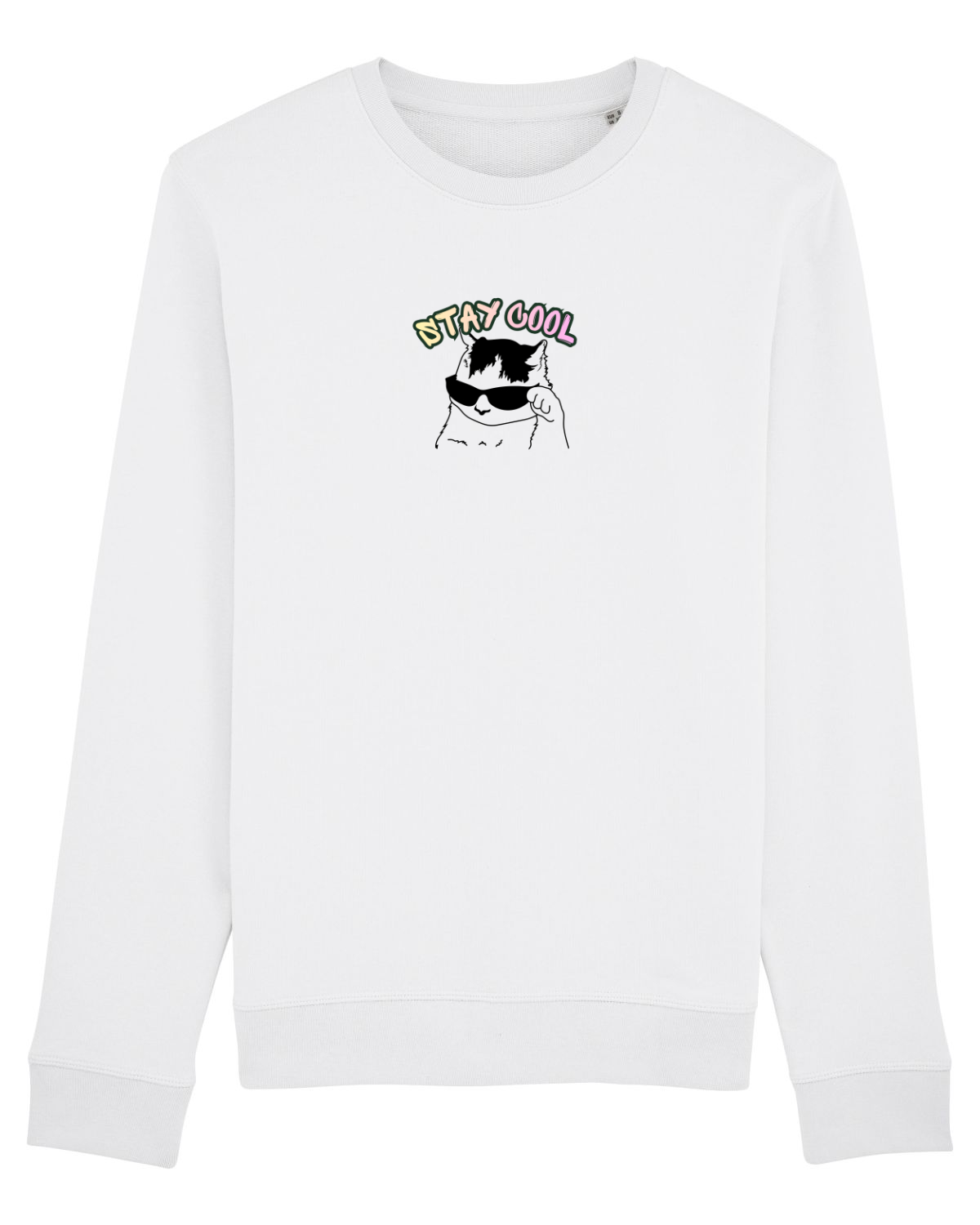 Bluză mânecă lungă Unisex Rise White