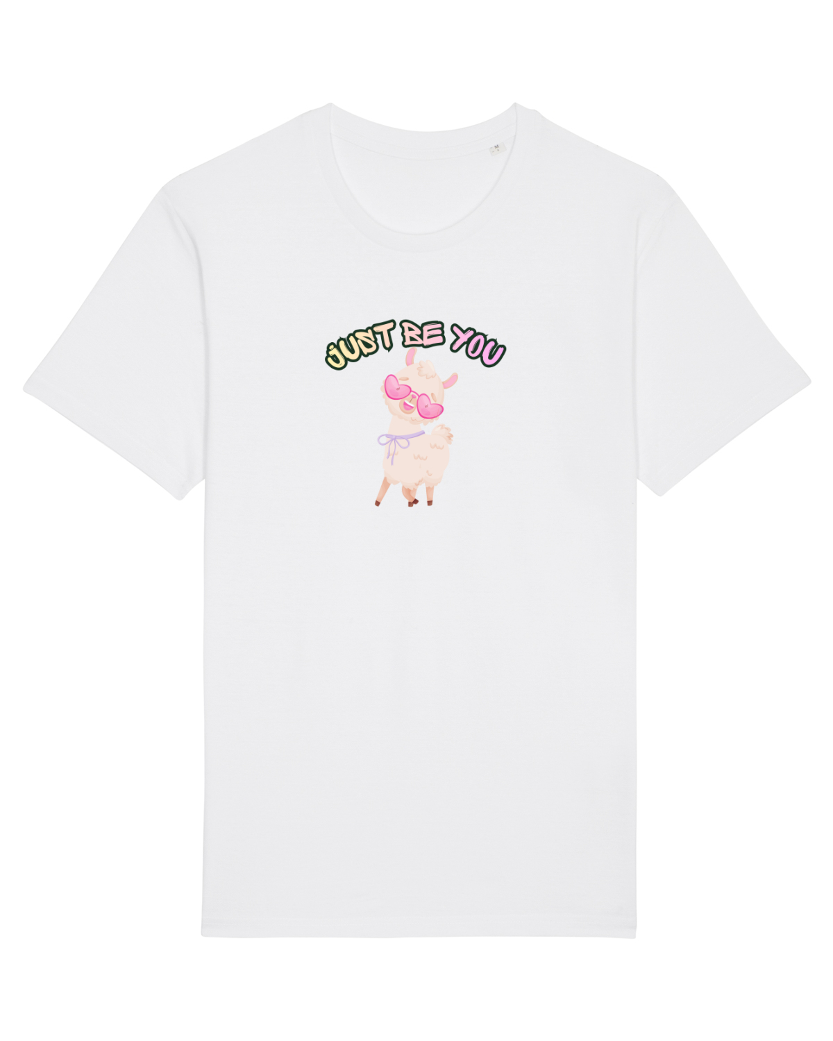Tricou mânecă scurtă Unisex Rocker White