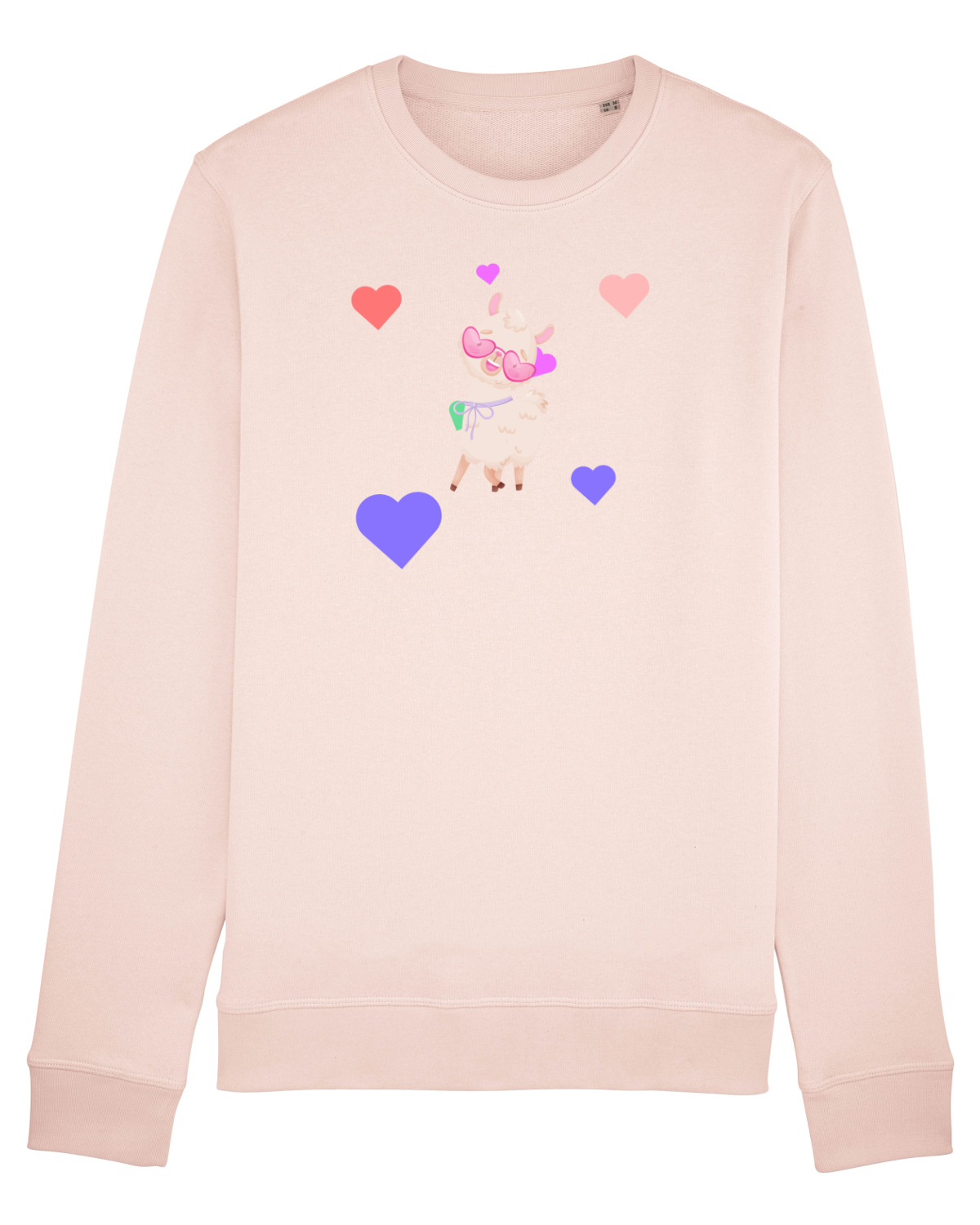 Bluză mânecă lungă Unisex Rise Candy Pink
