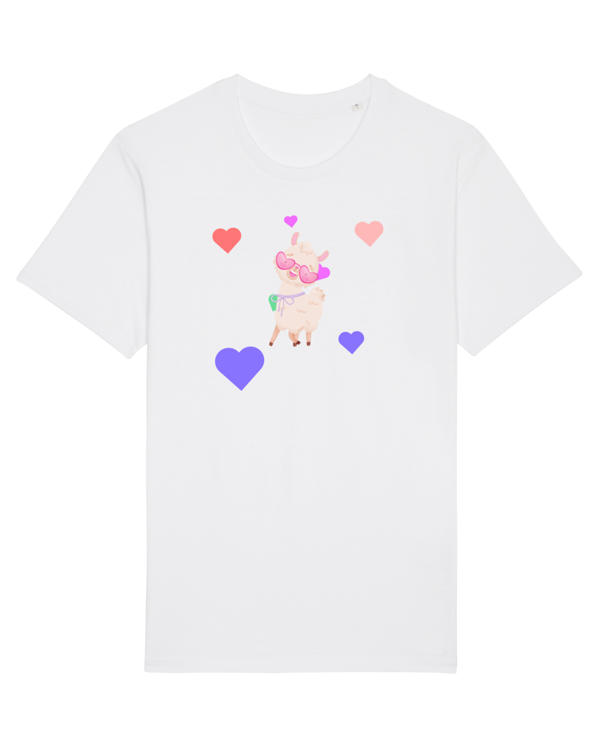 Tricou mânecă scurtă Unisex Rocker White